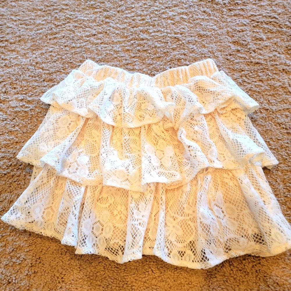 Really cute lace ruffle skirt